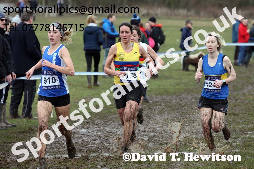 Senior womens 2018 British Inter Counties Cross Country Champs., Prestwold Hall, Loughborough. Photo: David T. Hewitson/Sports for All Pics